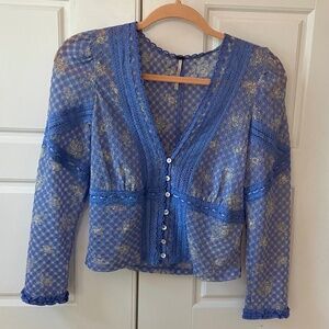 Women's Free People Kika Printed Top